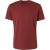 T-shirt crewneck solid basic dark red