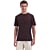 T-Shirt Crewneck Crinkle Dark Brown