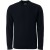 Pullover crewneck jacquard mix knit black