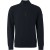 Pullover half zipper solid jacquard black