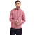 Pullover SU Collar Half Zip 2 Colou Old Pink