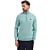 Pullover SU Collar Half Zip 2 Colou Arctic Blue