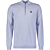 Pullover Stand Up Collar Half Zip M Blue