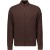 Pullover full zipper 2 coloured mel brown