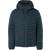 Jacket hooded short fit padded shadow blue