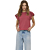 ONLMACY S/S O-NECK MIX TOP BOX JRS Brick Red