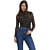 ONLERICA MESH L/S TOP JRS NOOS Raw Umber/Black leo