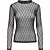 ONLSALINA L/S LACE TOP JRS Black