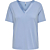 ONLFREE S/S SPLIT V-NECK TOP JRS Soft Chambray