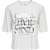 ONLFREE MAYA S/S PRINT TOP BOX JRS Cloud Dancer/Cr