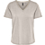 ONLDEMI S/S V-NECK GLITTER TOP JRS Pumice Stone/Me
