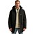 Long jacket ICE PILOT Coated Crunc Jet Black