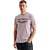 Short sleeve r-neck logo carrier Lavender Frost