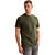 Short sleeve r-neck fabric mix gra Thyme
