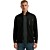 Zip jacket knit sweat combination Black