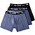 Boxershorts 3-pack stripe Polaris Star