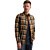 Long sleeve shirt Check Golden Brown