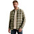 Long sleeve shirt yarn dye check Loden Green