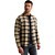 Long sleeve shirt yarn dye check Golden Brown