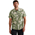 Short Sleeve Shirt Print on Cotton Iceberg Green