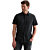 Short Sleeve Shirt Print on pique Carbon