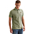 Short sleeve polo pique garment dy Iceberg Green