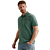 Short sleeve polo jacquard jersey Deep Sea