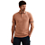 Short sleeve polo stretch pique Rose Dawn