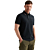 Short sleeve polo stretch pique Carbon