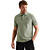 Short sleeve polo stretch pique Iceberg Green