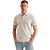 Short sleeve polo stretch pique Egret
