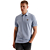 Short sleeve polo pique garment dy Hydrangea