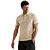 Short sleeve polo stretch pique bl Bone White