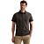 Short sleeve polo slub jersey aop Obsidian
