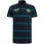 Short sleeve polo rugby stripe piq salute