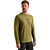 Long sleeve r-neck cotton elastane Loden Green