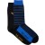 Socks cotton blend socks 2-pack baleine blue