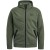 Zip jacket cold-dye terry agave green