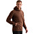 Hooded 3t cross fleece Cappuccino