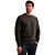 Crewneck semi brushed garment dye Obsidian