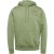Hooded brushed sweat oil green