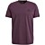 Short sleeve r-neck cotton elastan Plum Perfect