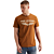 Short sleeve r-neck logo carrier Glazed Ginger
