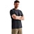 Short sleeve r-neck two tone textu Graphite