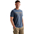 Short sleeve r-neck single jersey Bijou Blue