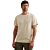 Short sleeve r-neck jacquard jerse Egret