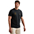 Short sleeve r-neck flat waffle je Carbon