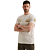 Short sleeve r-neck flat waffle je Egret