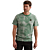 Short sleeve r-neck slub jersey ao Cameo Green