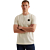 Short sleeve r-neck slub jersey he Egret